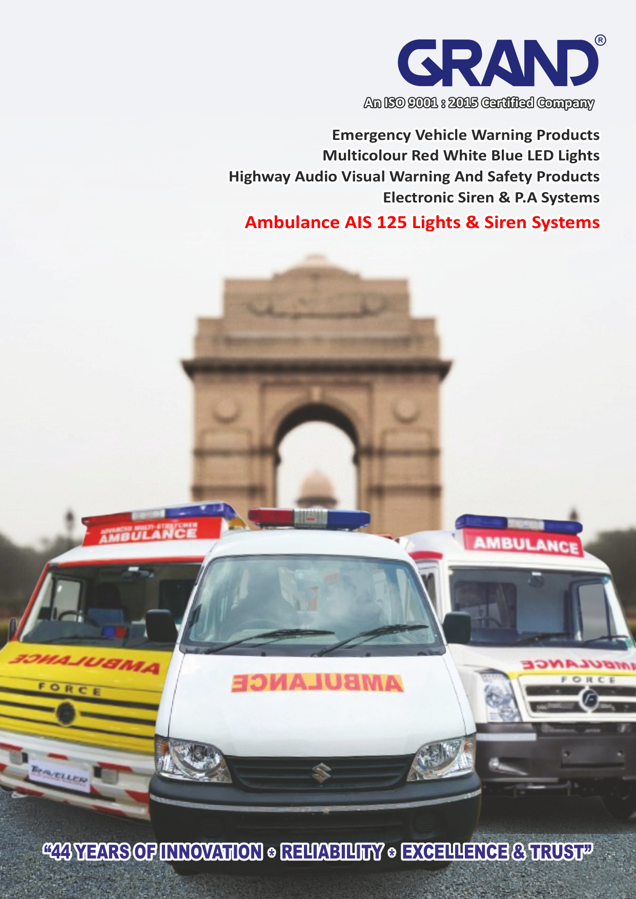 GRAND AIS 125 Ambulance Warning Systems