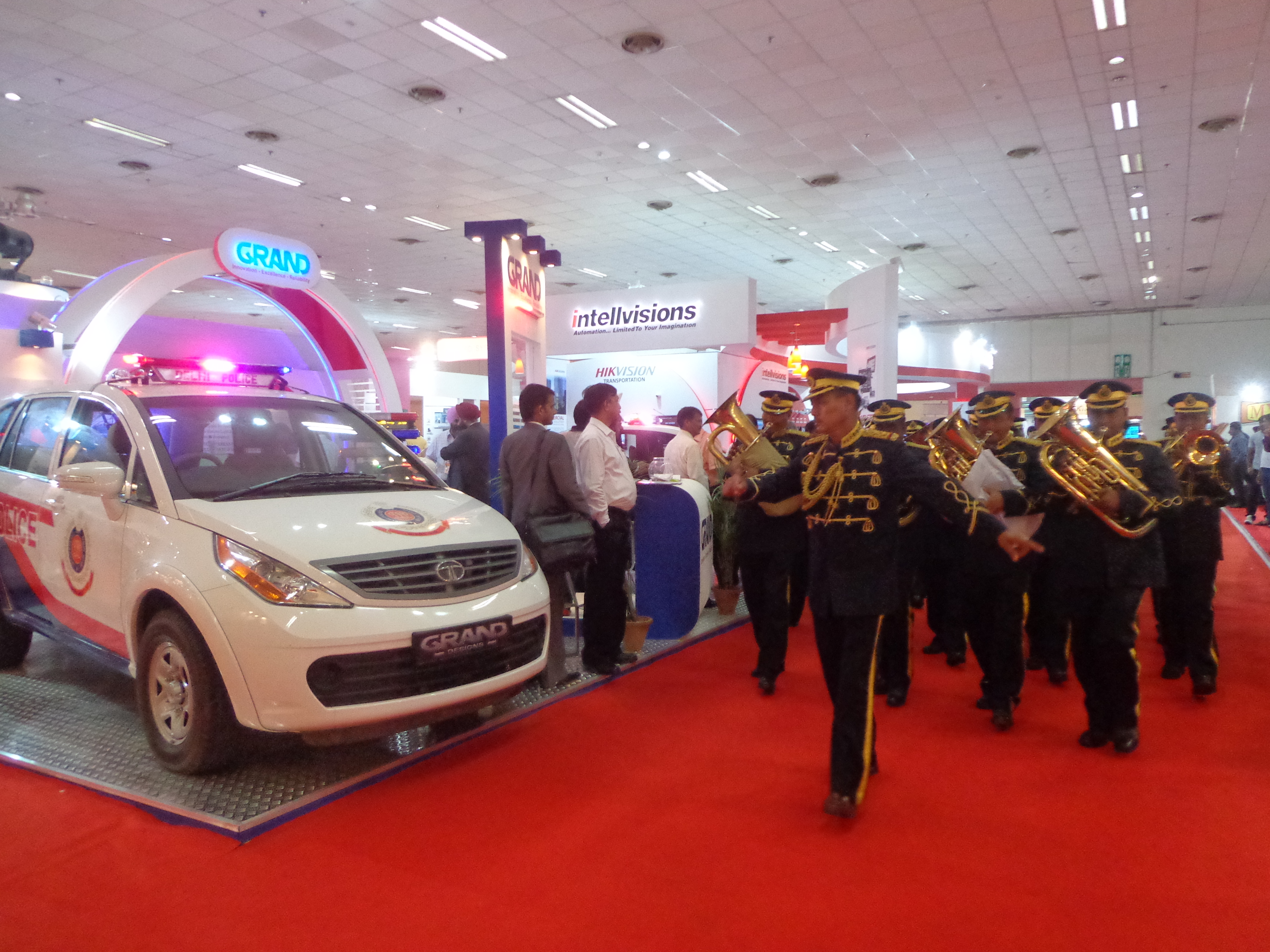 GRAND booth at India International Security Expo 2013, Pragati Maidan
