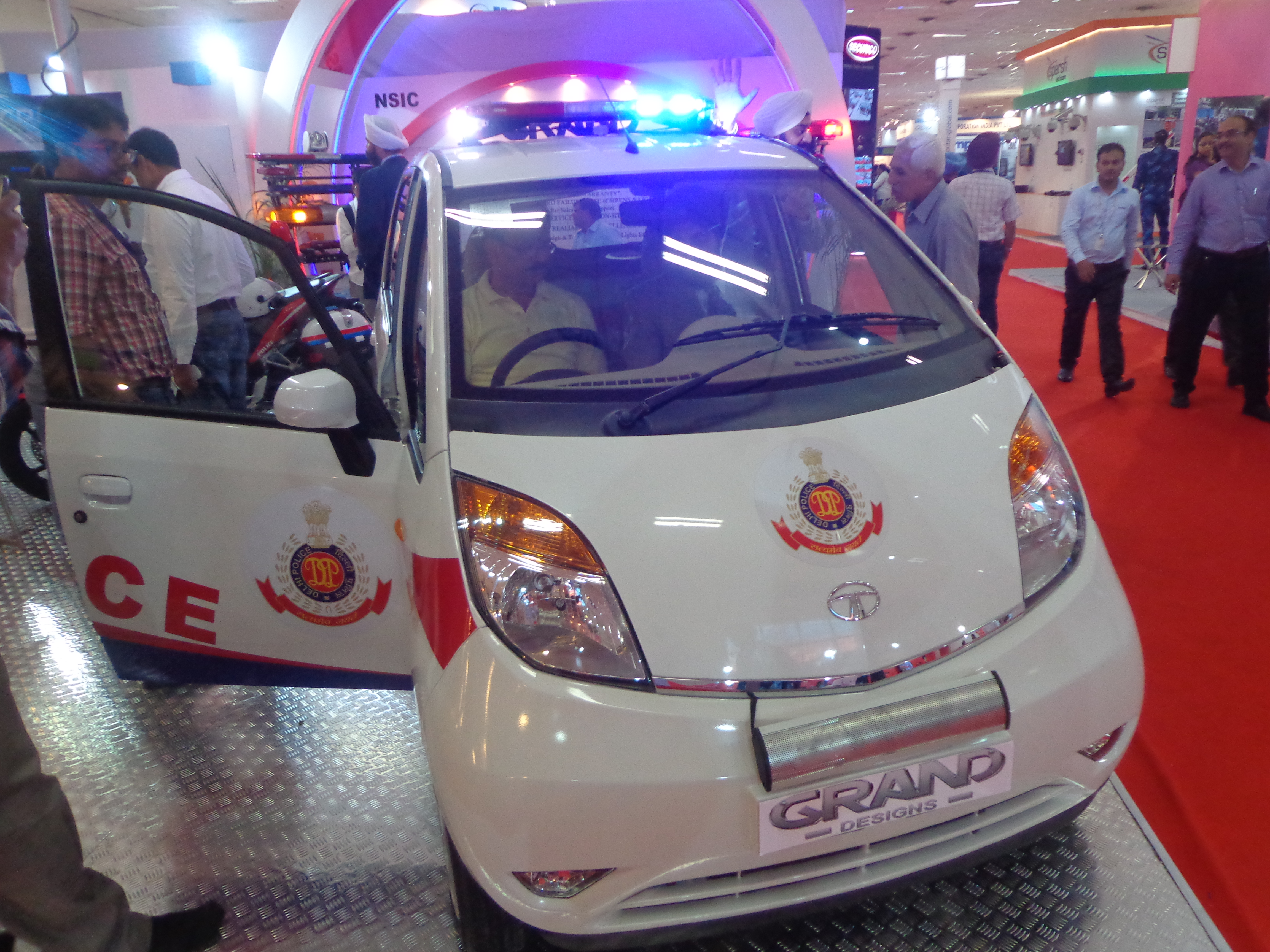 GRAND booth at India International Security Expo 2013, Pragati Maidan